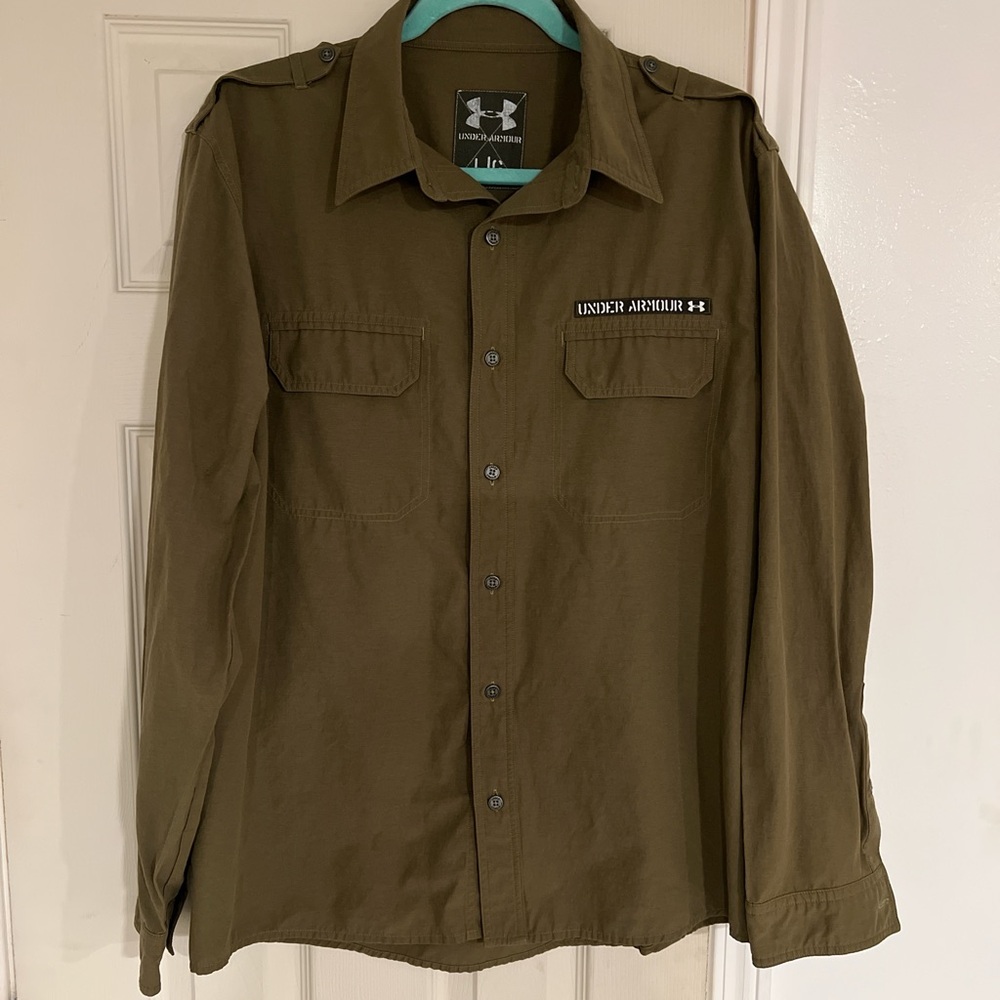 Under Armour Khaki green Long Sleeve Shirt